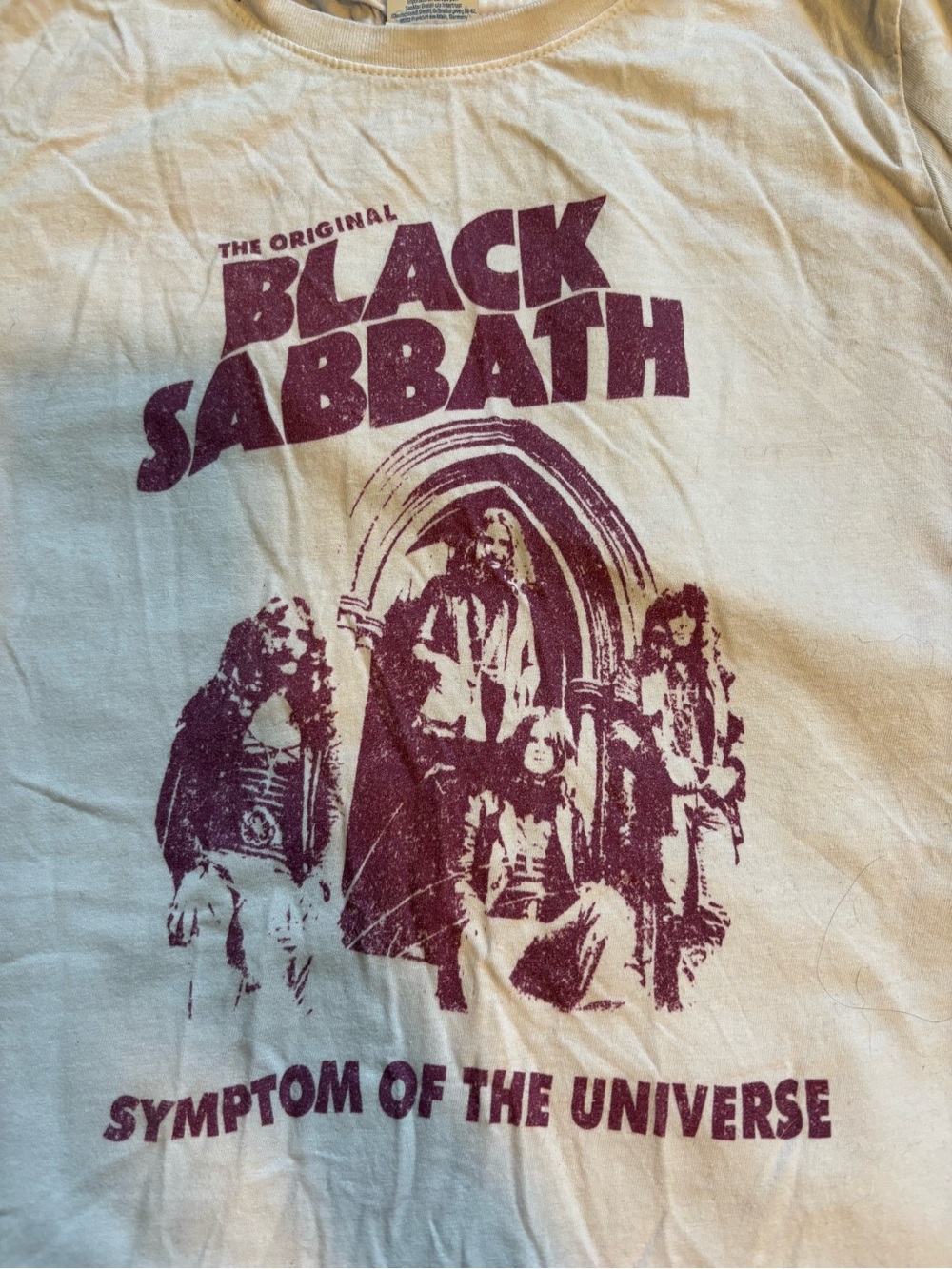 Women’s Black Sabbath White Tee